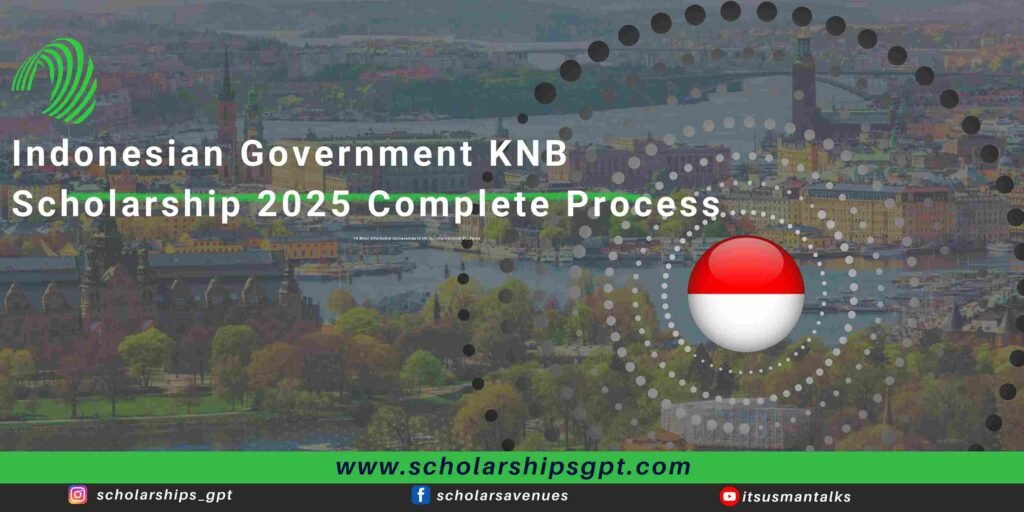 Indonesian Government KNB Scholarship