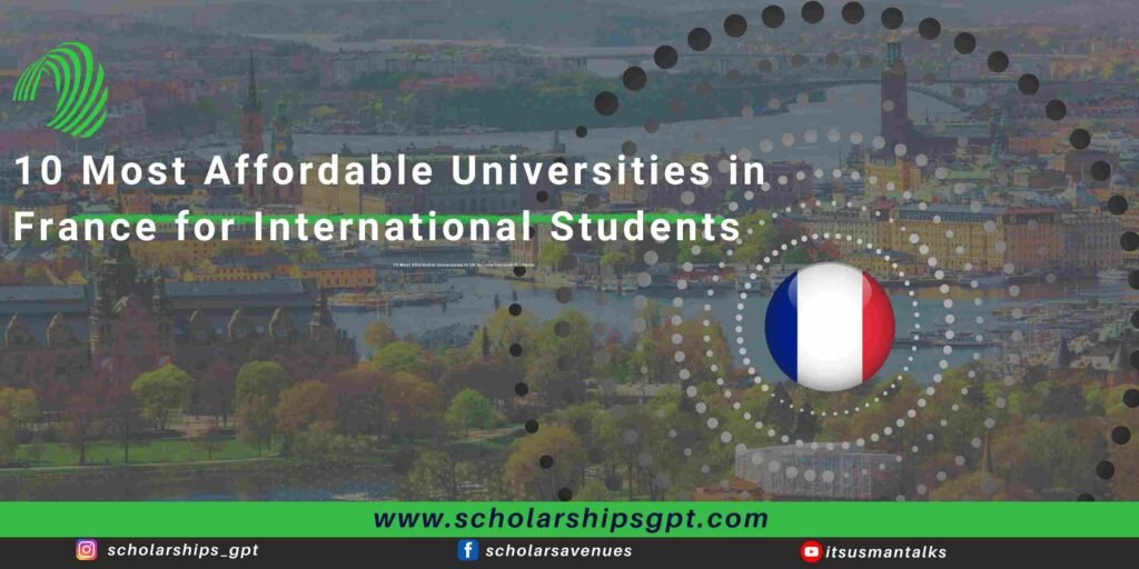 Affordable Universities in France