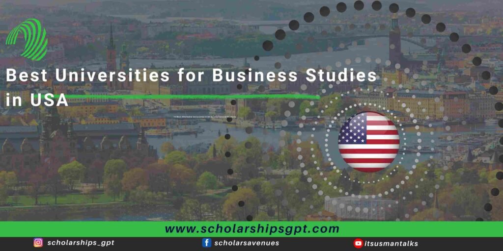 Best Universities for Business Studies