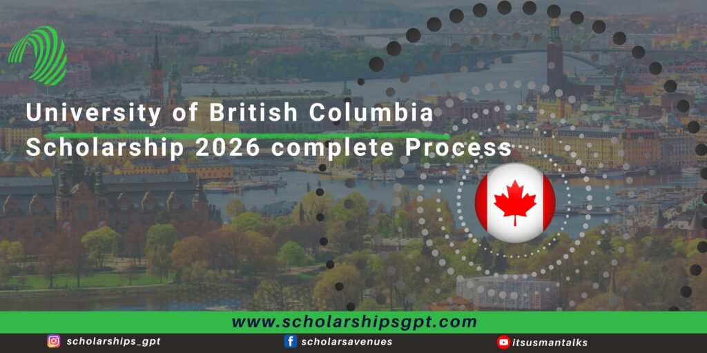 University of British Columbia Scholarship