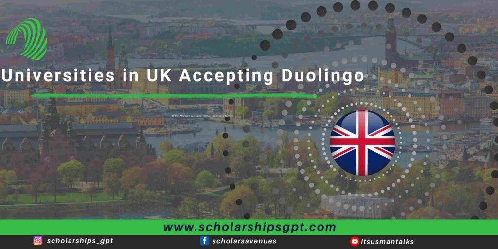 Universities in UK Accepting Duolingo