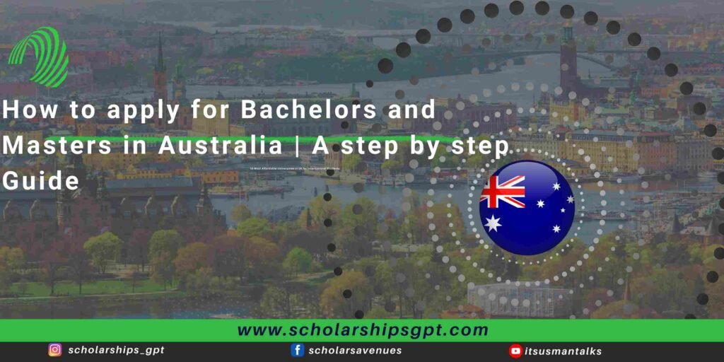 Apply for universities in Australia