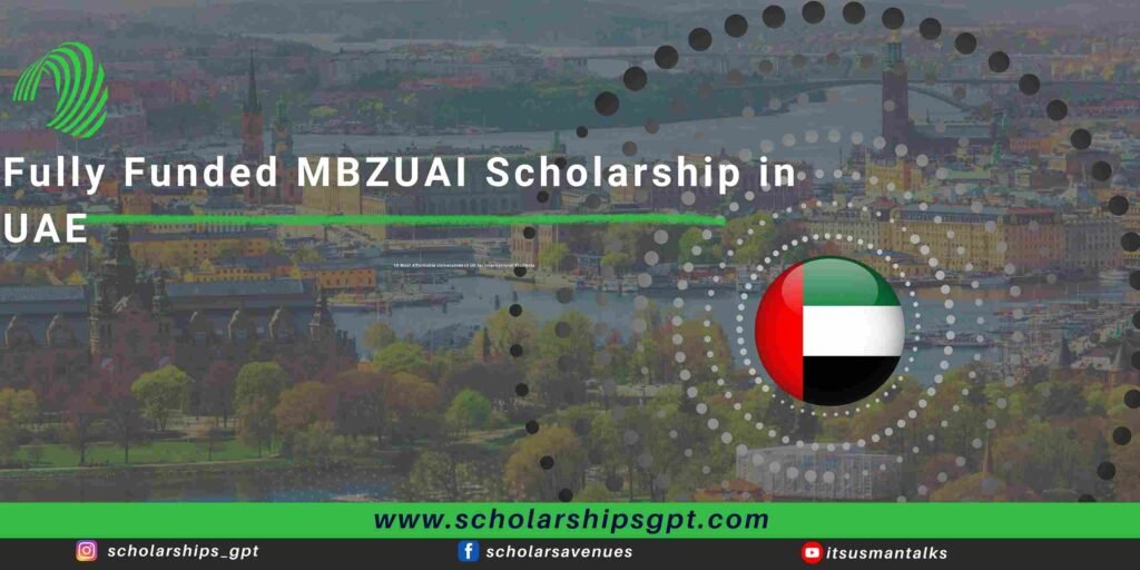 MBZUAI Scholarship