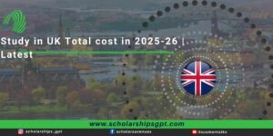 Study in UK Total cost