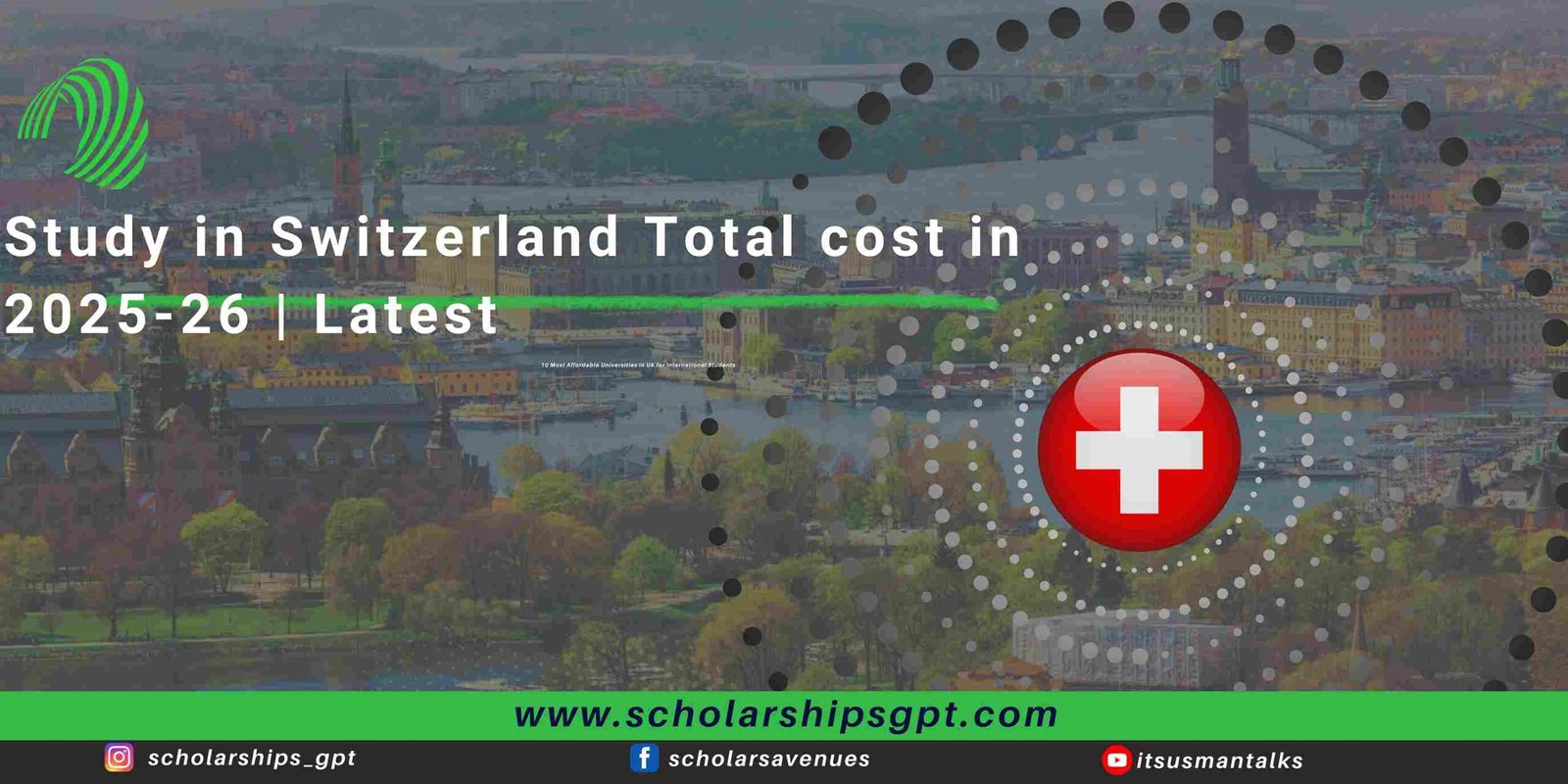 Study in Switzerland Total cost