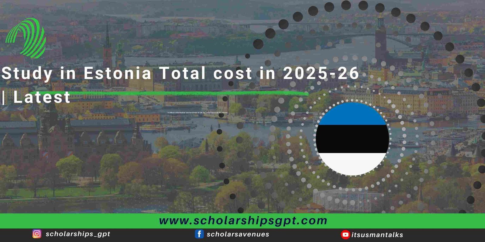 Study in Estonia Total cost