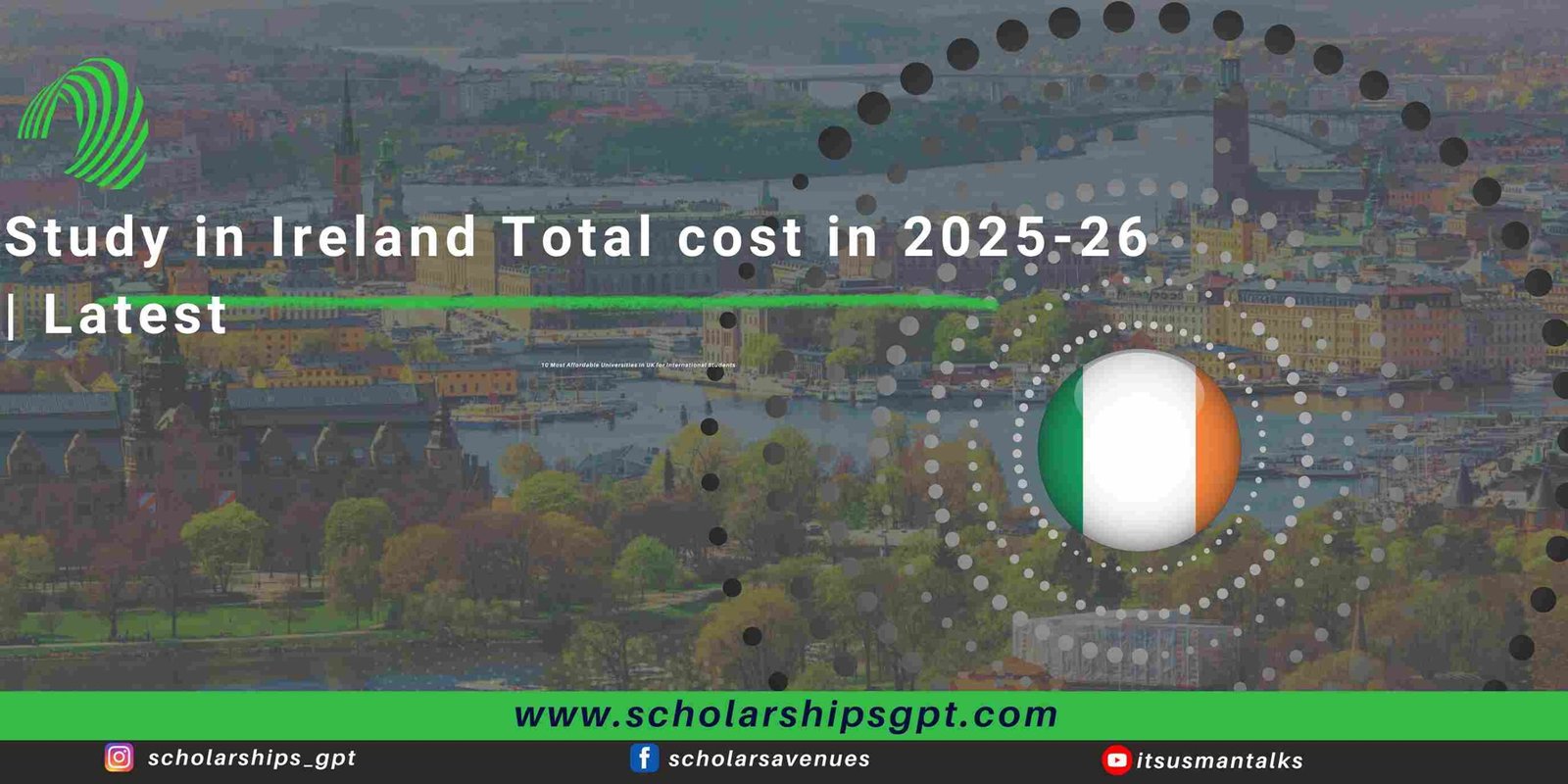 Study in Ireland Total cost