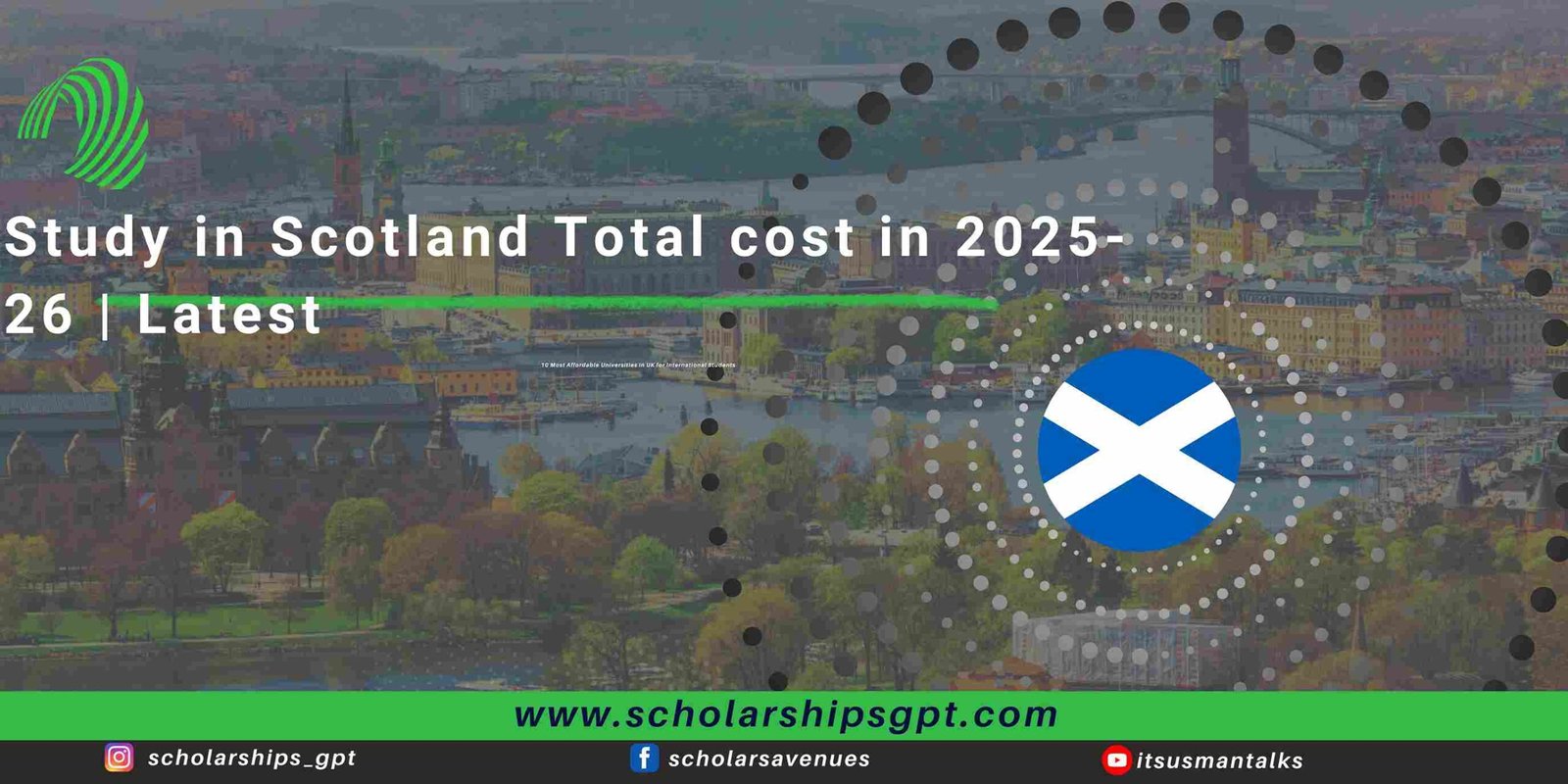 Study in Scotland Total cost